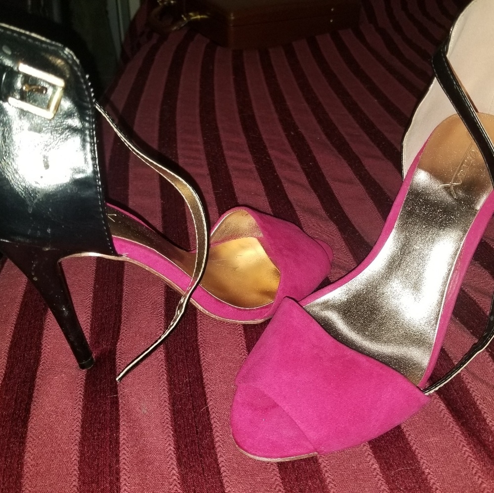 Ankle strap heels